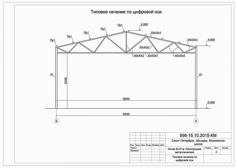 Типовой проект холодного склада из металлоконструкций - 86 фото